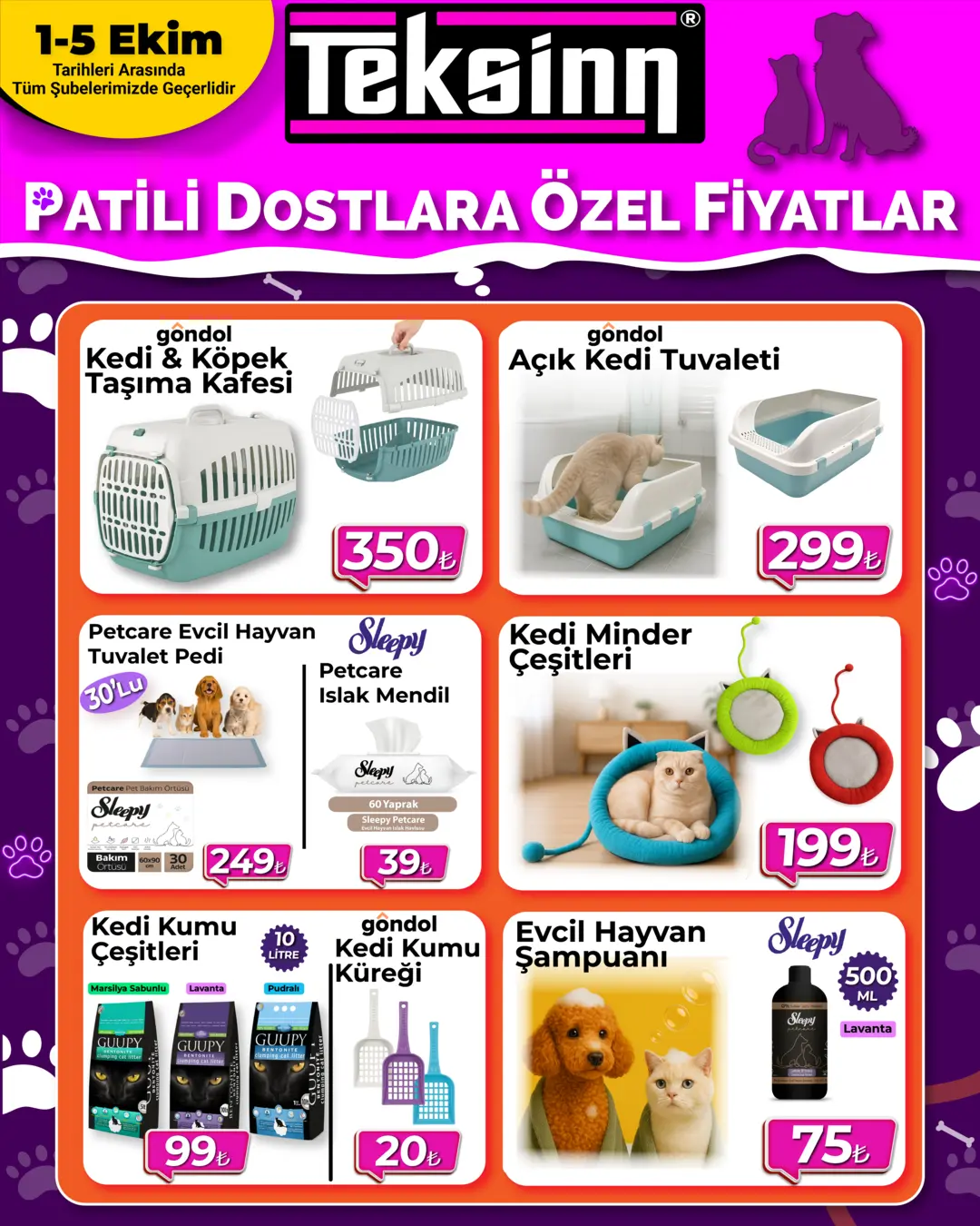 PATİLİ DOSTLARIMIZA ÖZEL SÜRPRİZ İNDİRİMLER.!